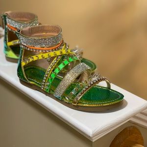 Spike and Stoned sandals